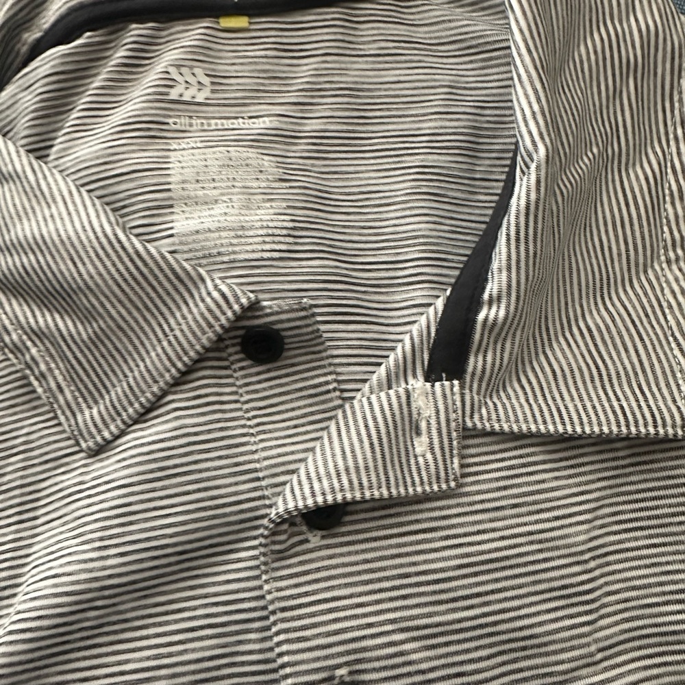 All in Motion Gray Striped Shirt
